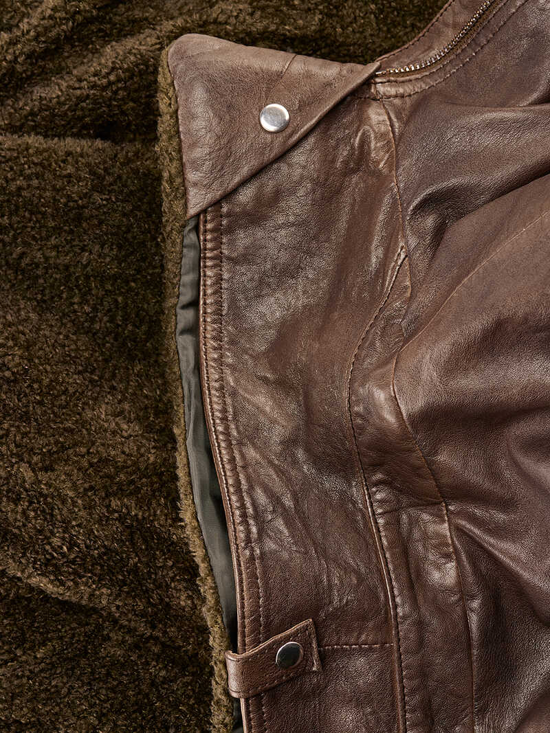 Alternatives Bild 3 zu Lederblouson aus Lammnappa