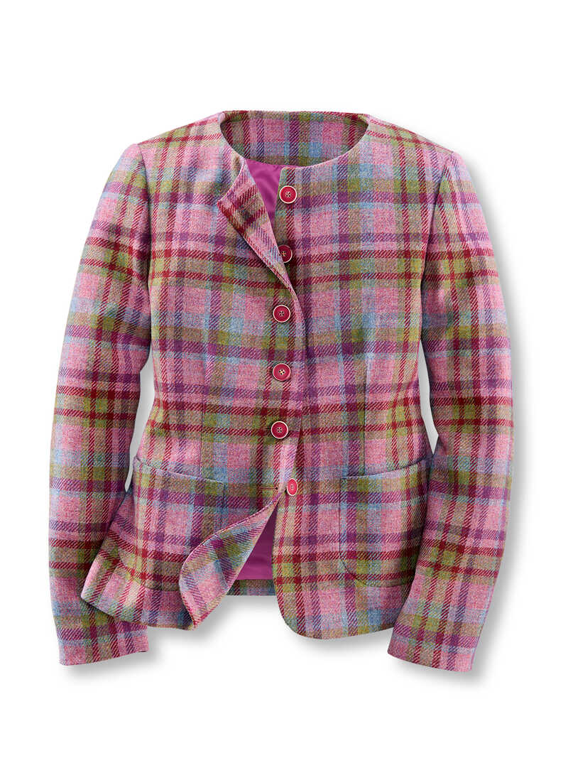 Alternatives Bild 1 zu Rundhals-Blazer Mallalieus Tweed