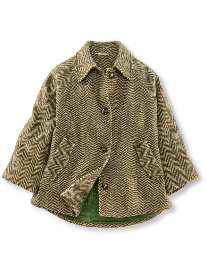 Alternatives Bild 2 zu Cape-jacke Fischgrat
