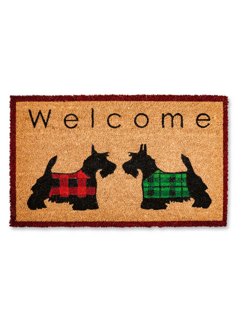 Fußmatte mit schottischen Terriern