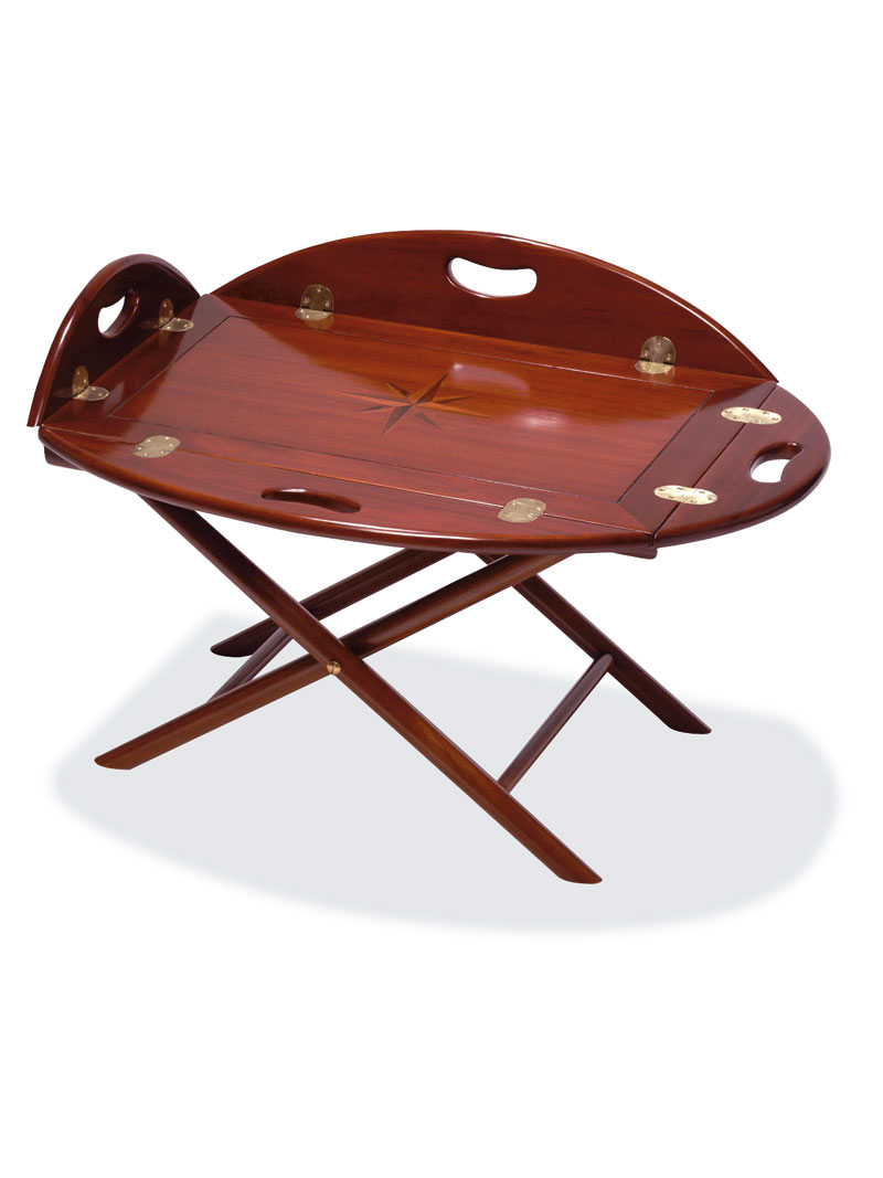 Produktbild zu Butler Tisch aus Mahagoni-Holz