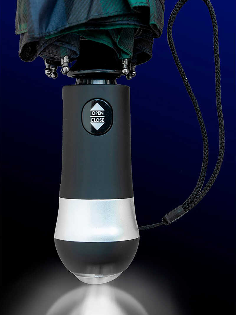 Alternatives Bild 3 zu Regenschirm Black Watch mit LED-Leuchte