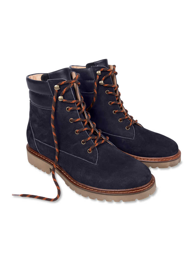 Produktbild zu Schnrboots aus Nubuk-Nappa-Leder