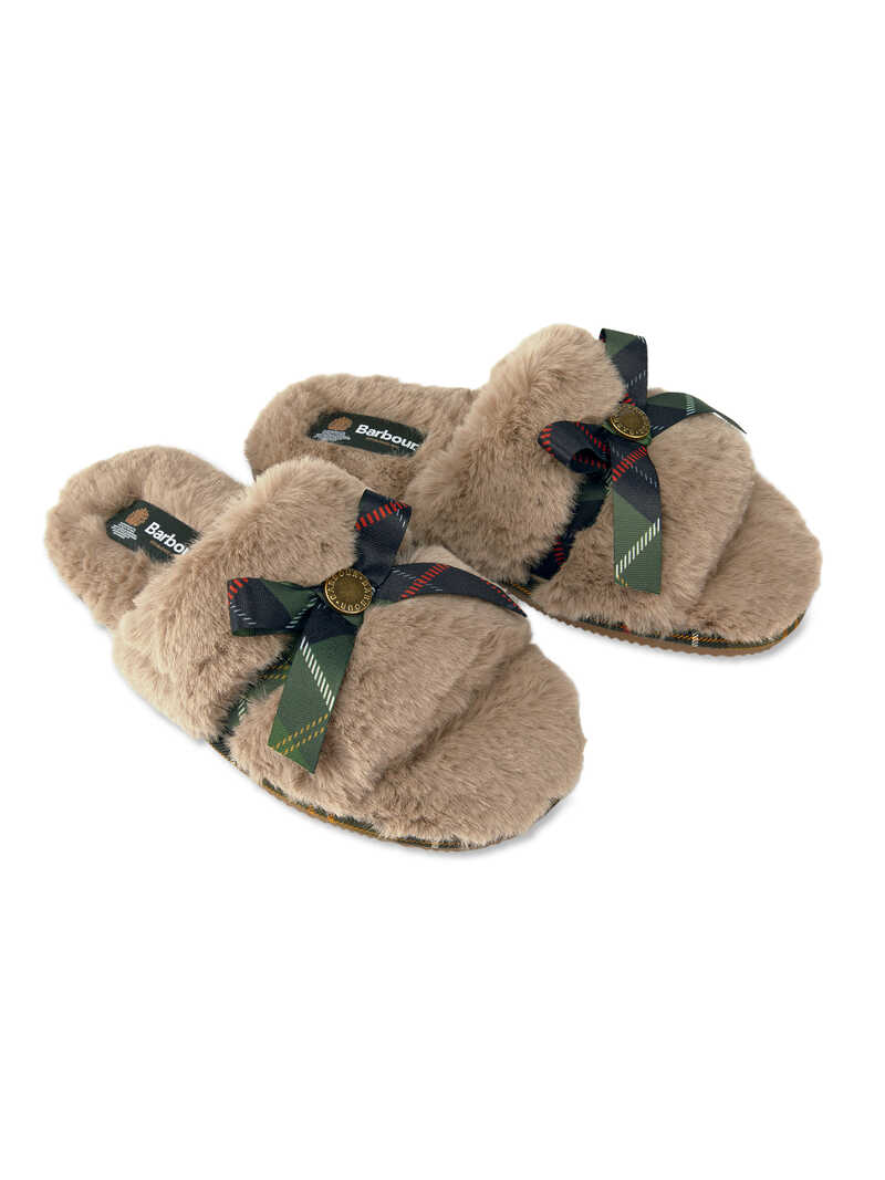Produktbild zu Pantoffel Eleanora mit Tartanschleife