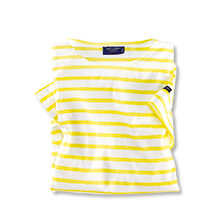 Gelbes Streifenshirt für Damen