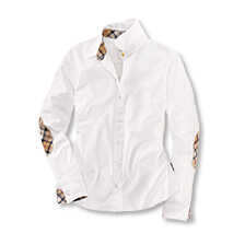 Alernatives Thumbnail 1 zu Weie Barbour-Bluse mit Bubikragen