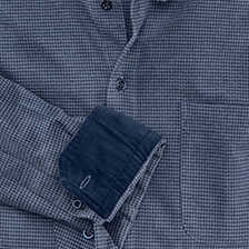 Alernatives Thumbnail 2 zu Stehkragenhemd Hahnentrittmuster