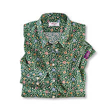 Liberty-Bluse mit Rosen