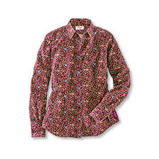 Alernatives Thumbnail 1 zu Rote Blumenbluse Feincord