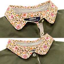 Alernatives Thumbnail 2 zu Poloshirt mit Liberty-Cordkragen