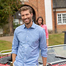 Alernatives Thumbnail 1 zu Hemd mit Mini-Hahnentritt-Dessin