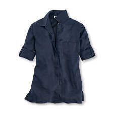 Thumbnail zu Leinen-Longbluse