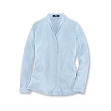 Thumbnail zu Jerseybluse mit Kelchkragen aus Swiss Cotton