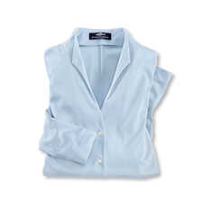 Alernatives Thumbnail 2 zu Jerseybluse mit Kelchkragen aus Swiss Cotton