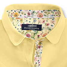 Alernatives Thumbnail 2 zu Pique-Poloshirt mit Liberty-Kragen