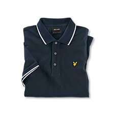 Pique-Poloshirt Tipped