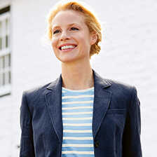 Alernatives Thumbnail 1 zu Leinen-Ringelshirt