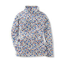 Alernatives Thumbnail 1 zu Jersey-Rollkragenshirt mit Blumen