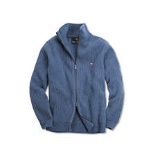 Alernatives Thumbnail 1 zu Zip-Cardigan aus Lambswool mit Patentstrick