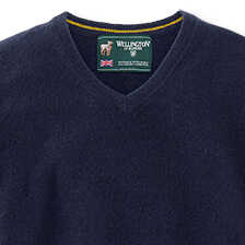 Alernatives Thumbnail 2 zu Lambswool-Pullover mit Harris-Tweed-Patches