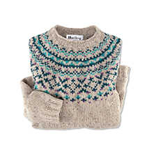 Schottischer Fair-Isle-Pullover