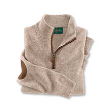 Lambswool-Troyer mit rmelpatches