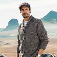 Alernatives Thumbnail 3 zu Donegal-Cardigan mit Schalkragen