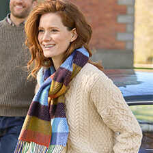 Alernatives Thumbnail 1 zu Aran-Zopfstrickjacke