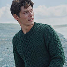 Alernatives Thumbnail 3 zu Zopfstrick-Aranpullover