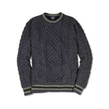 Alernatives Thumbnail 1 zu Irischer Aran-Zopfstrickpullover