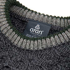 Alernatives Thumbnail 2 zu Irischer Aran-Zopfstrickpullover