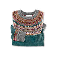Schottischer Fair-Isle-Pullover