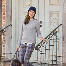 Alernatives Thumbnail 1 zu Merinopullover mit Zopfstrick