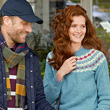 Alernatives Thumbnail 2 zu Fair-Isle-Pullover aus Shetlandwolle