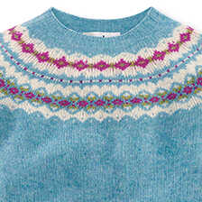 Alernatives Thumbnail 3 zu Fair-Isle-Pullover aus Shetlandwolle