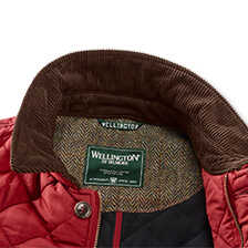 Rote Steppjacke Country