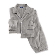 Flanell-Pyjama mit Nadelstreifen