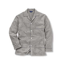 Alernatives Thumbnail 1 zu Flanell-Pyjama mit Nadelstreifen