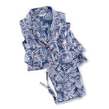 Flanell-Pyjama Paisleys
