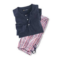 Herren-Pyjama im Union Jack Check