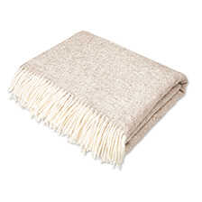 Wollplaid mit Fischgratmuster