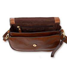 Alernatives Thumbnail 2 zu Leder-Umhngetasche