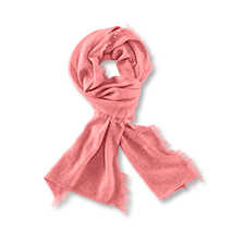 Kaschmirschal mit zarten Fransen