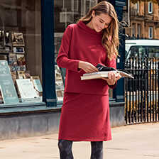 Alernatives Thumbnail 1 zu Strick-Strumpfhose mit Rautenmuster