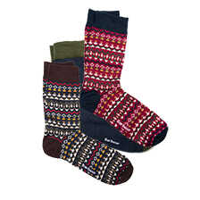 Sockenset mit Fair-Isle-Socken