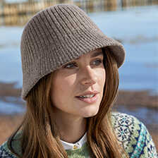 Strickhut Glockenform