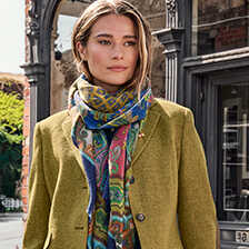 Alernatives Thumbnail 2 zu Kaschmirschal Paisleys Fischgratgewebe