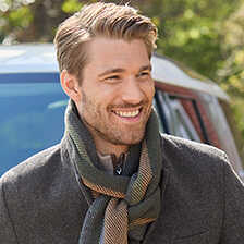 Alernatives Thumbnail 2 zu Irischer Streifenschal aus Donegal-Wolle