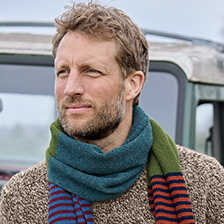 Alernatives Thumbnail 1 zu Streifenschal Colorblocking