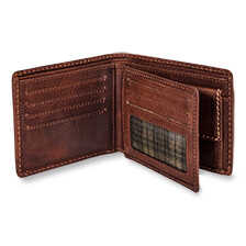 Leder-Portemonnaie naturbelassenes Rindsleder